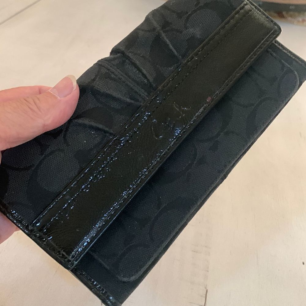 COACH Black Wallet 